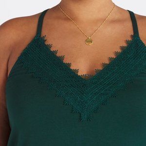 Lace Detail Cami Knit Top